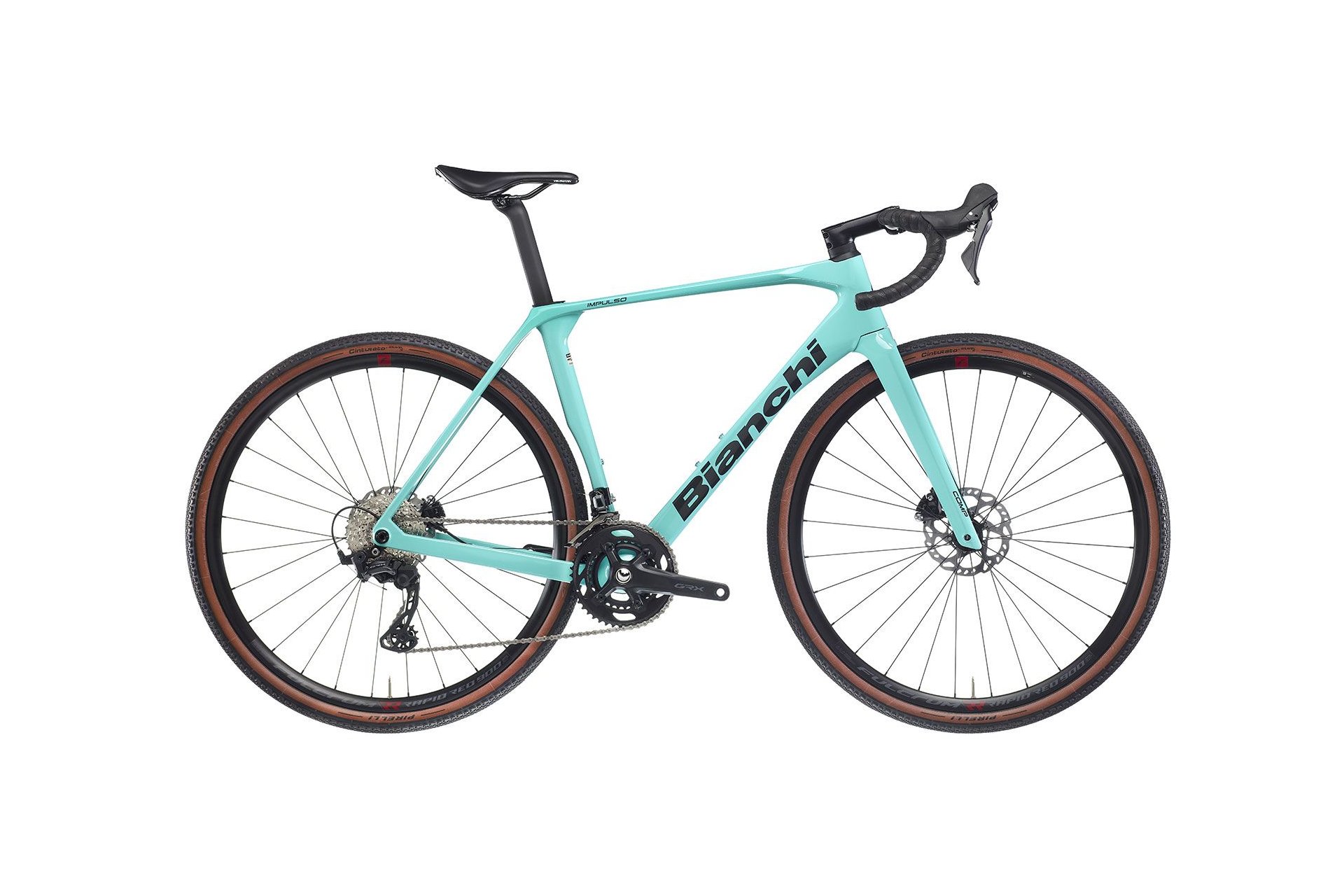 

Гравийный велосипед Bianchi Impulso comp - grx 610/820 - 28 дюймов - diamant - 2026, blau | f7 - ck16 / graphite glossy