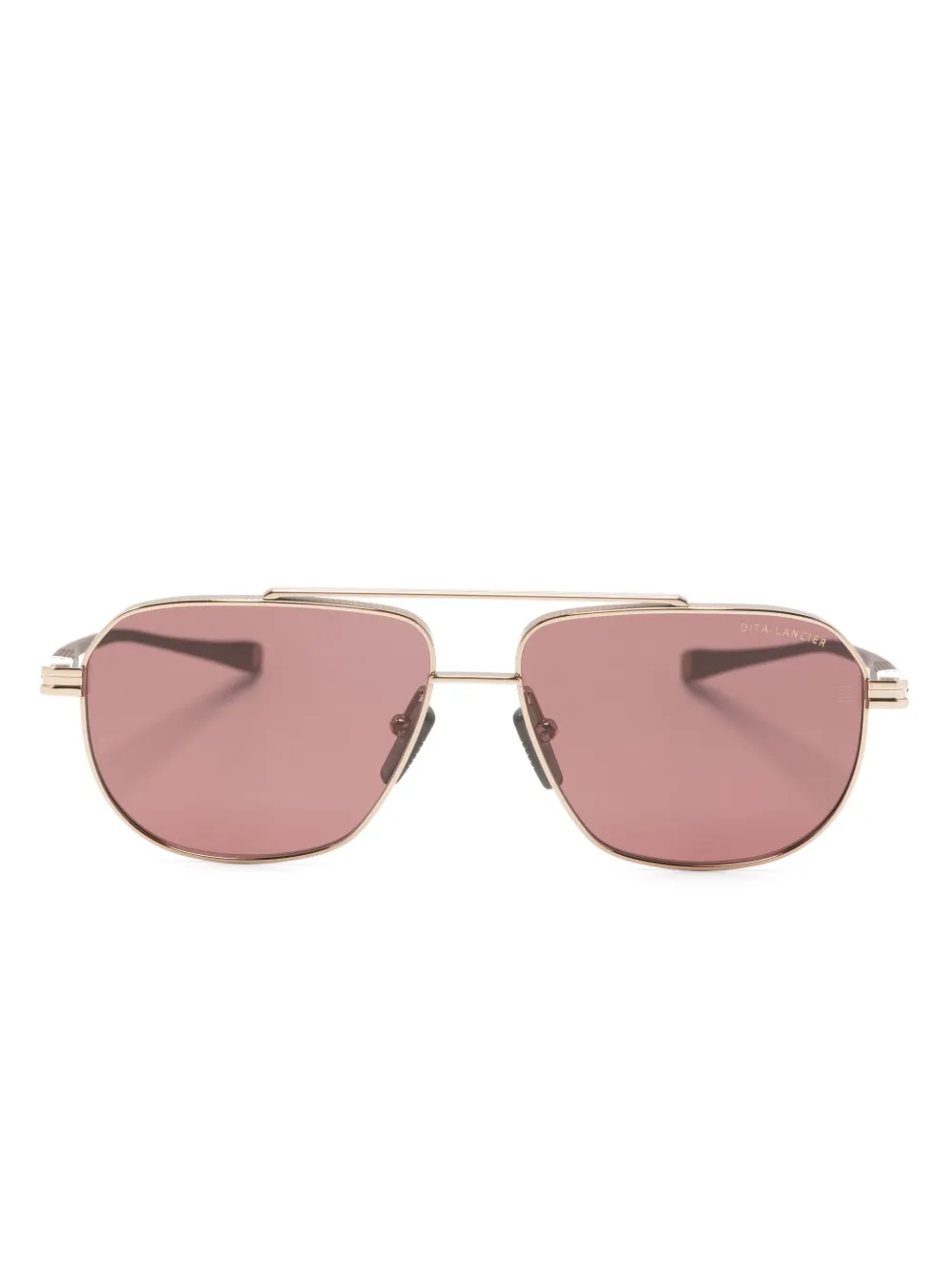 

Солнцезащитные очки-пилоты Dita Eyewear, коричневый