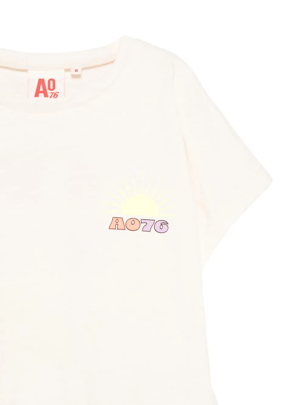 Футболка с принтом на спине Bo American Outfitters Kids, нейтральный — фото 3