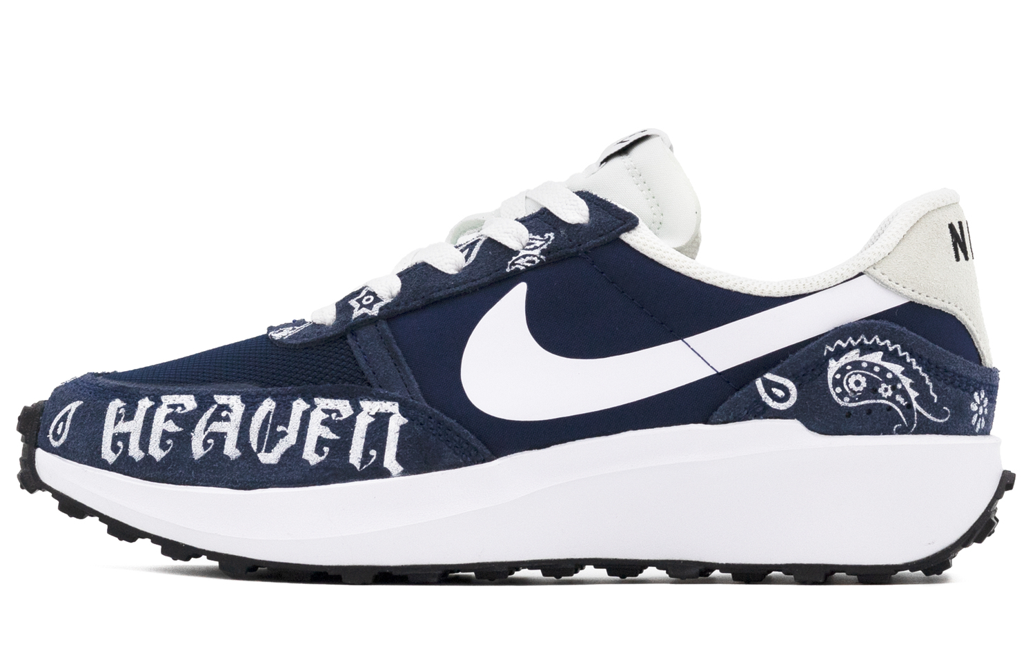 

Nike Кроссовки мужские waffle debut белые синие