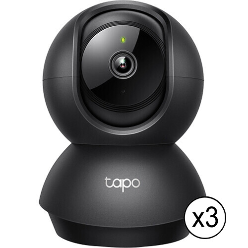 

TP-Link Tapo C211 3-мегапиксельная камера видеонаблюдения с Wi-Fi, панорамированием и наклоном, с функцией ночного видения (комплект из 3 шт.)