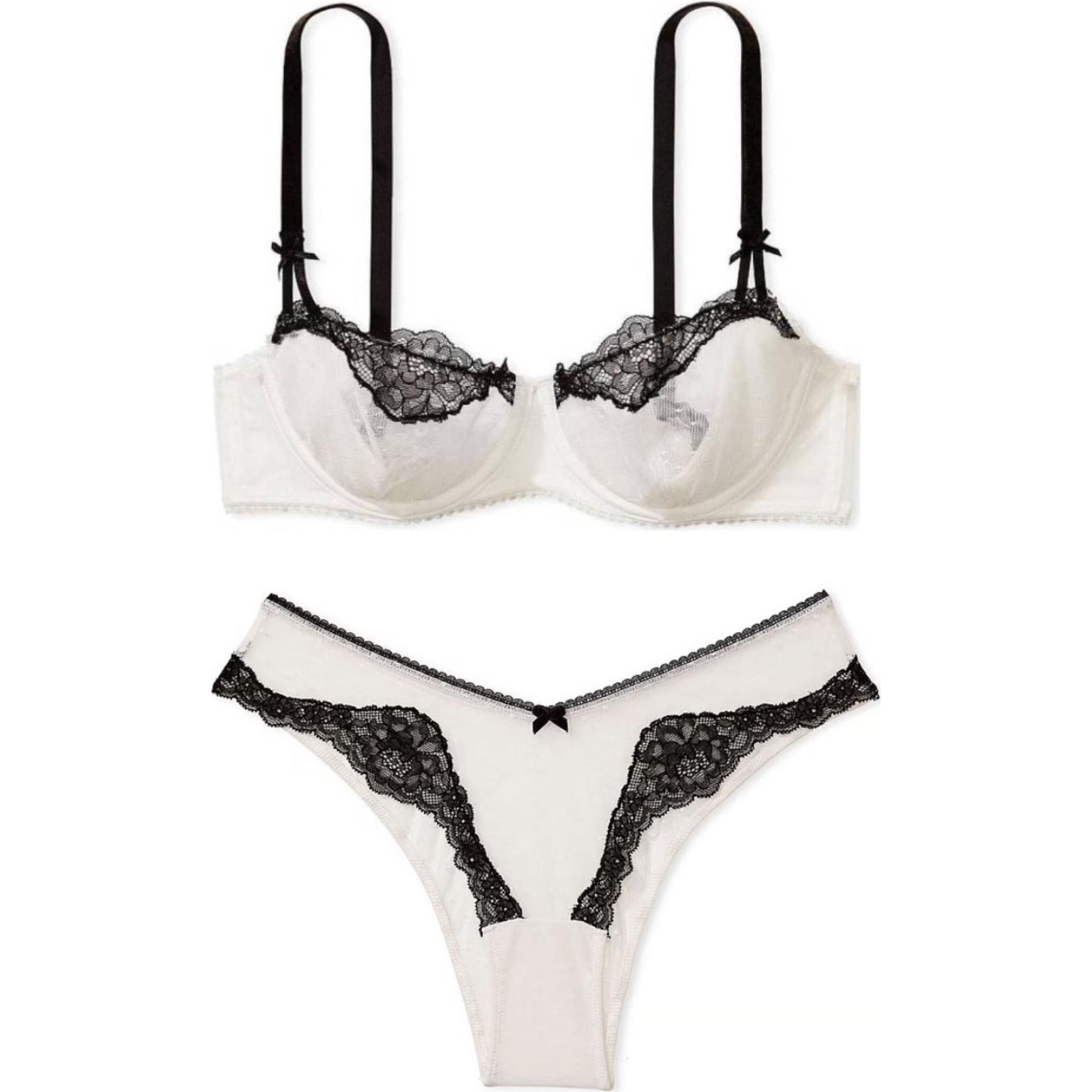 

Комплект нижнего белья Victoria's Secret женский белый