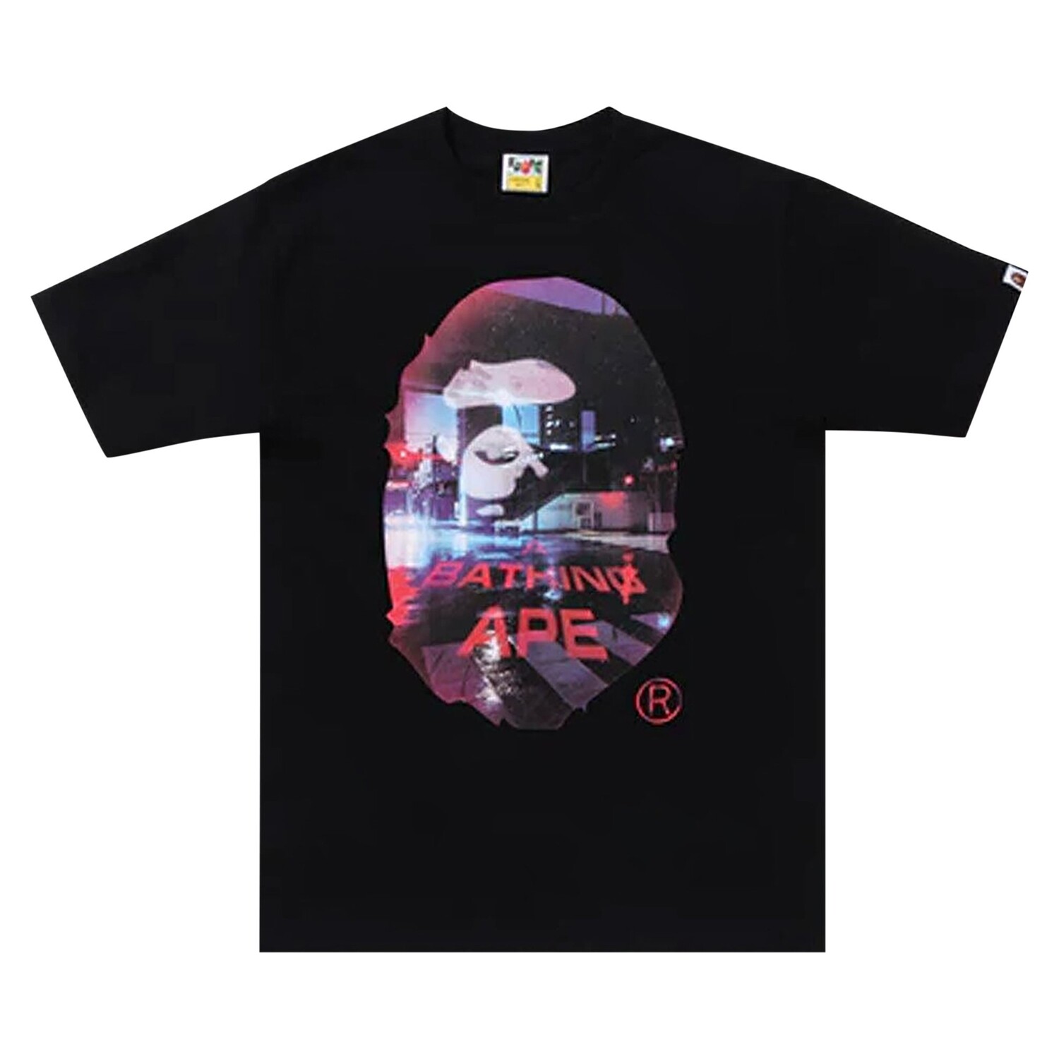 

Футболка BAPE Back Street, черная, Черный, Футболка BAPE Back Street, черная