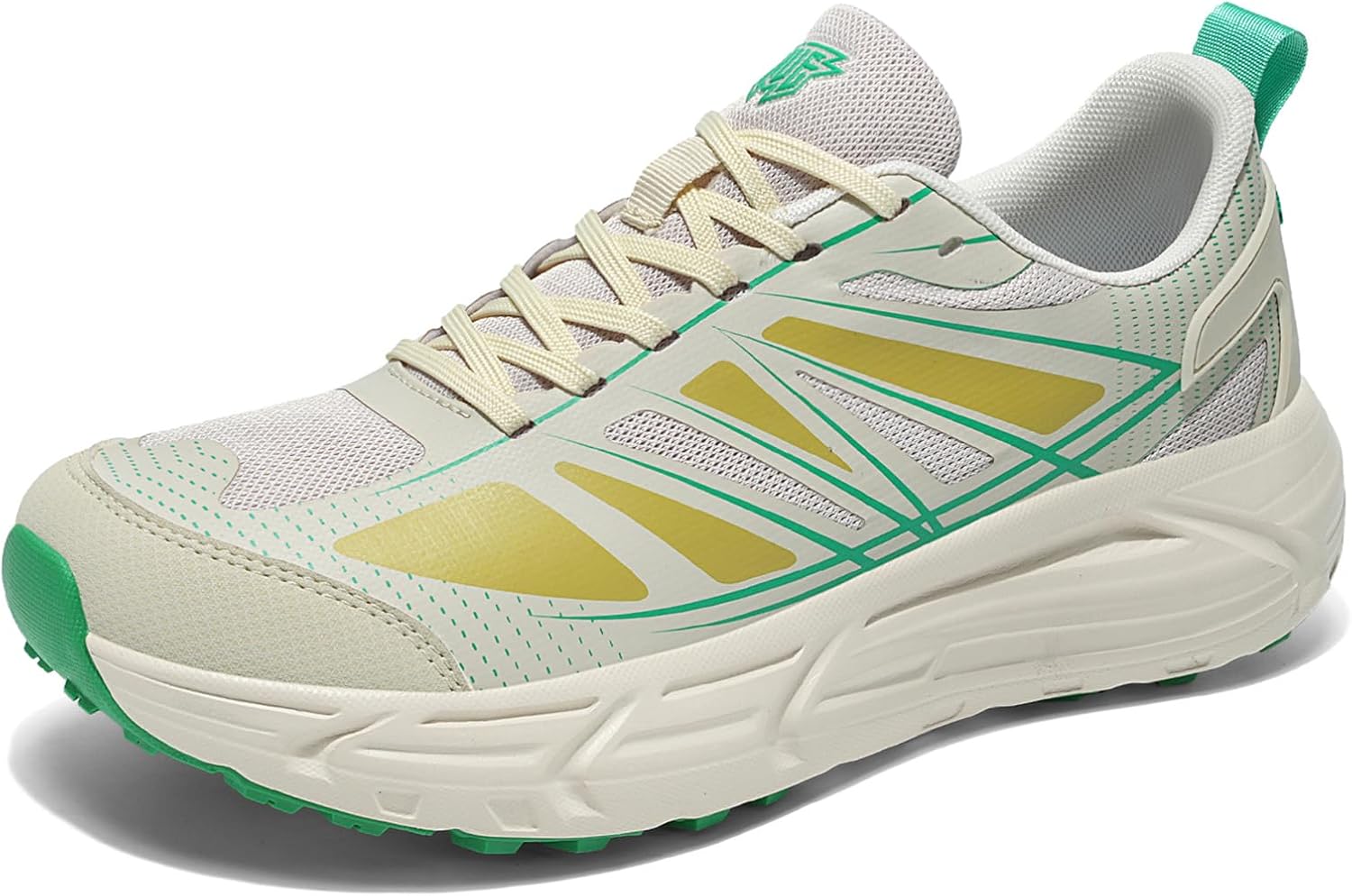 

Мужские легкие кроссовки, спортивные платформенные модные кроссовки для мужчин, повседневные для бега, тенниса и походов Generic, бежевый