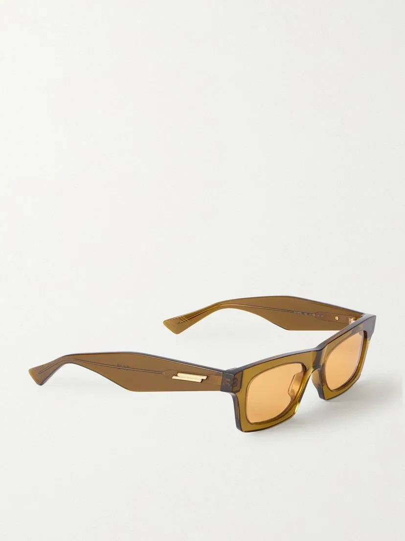 Квадратные солнцезащитные очки из ацетата Ribbon BOTTEGA VENETA EYEWEAR, коричневый — фото 3