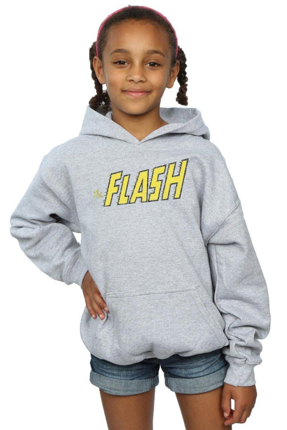 

Толстовка с логотипом Flash Crackle DC Comics, серый