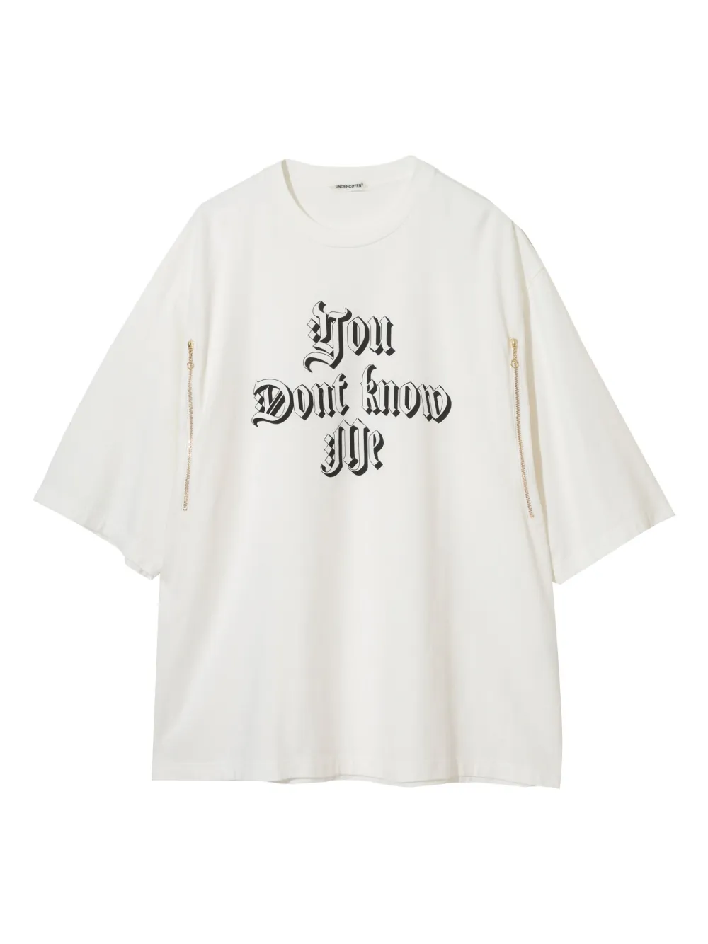 

Футболка с молниями Undercover, белый