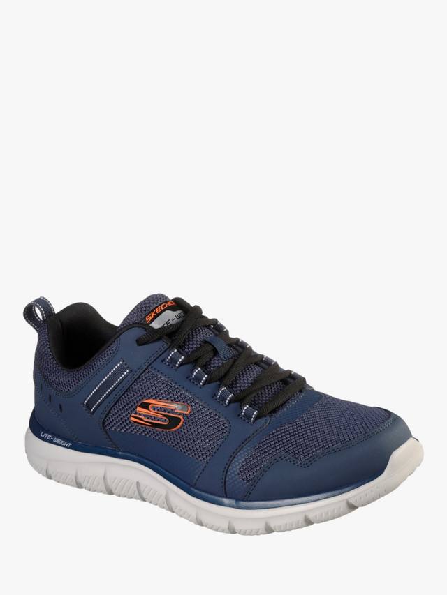 Кроссовки на шнуровке для бега по нокхиллу Skechers, темно-синий — фото 2