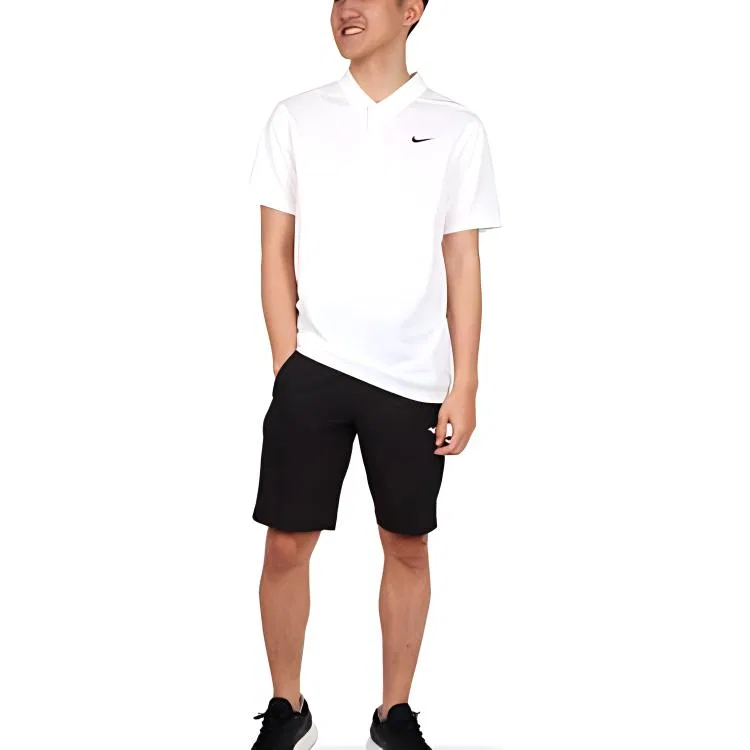 Поло Nike белое с черным — фото 4