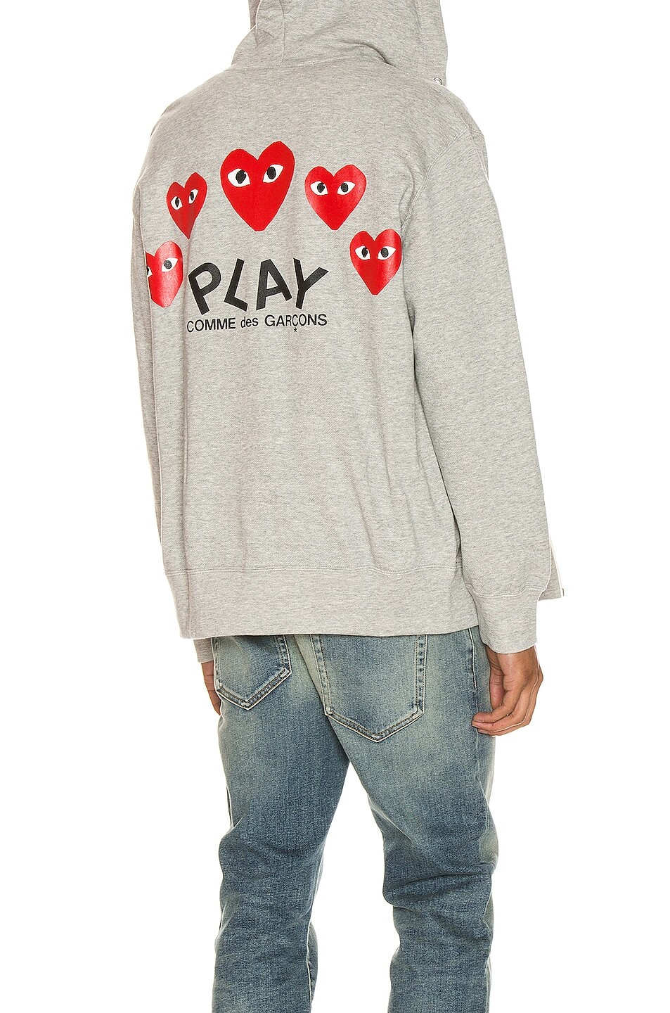 

Худи Comme des Garçons Full Zip, серый