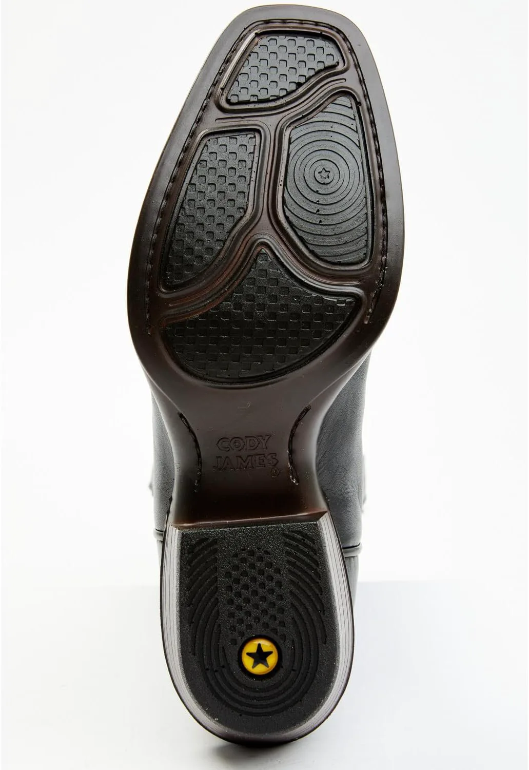 

Мужские вестерн-башмаки Cody James Hoverfly с квадратным носком - Bcjfa22p4-1, черный