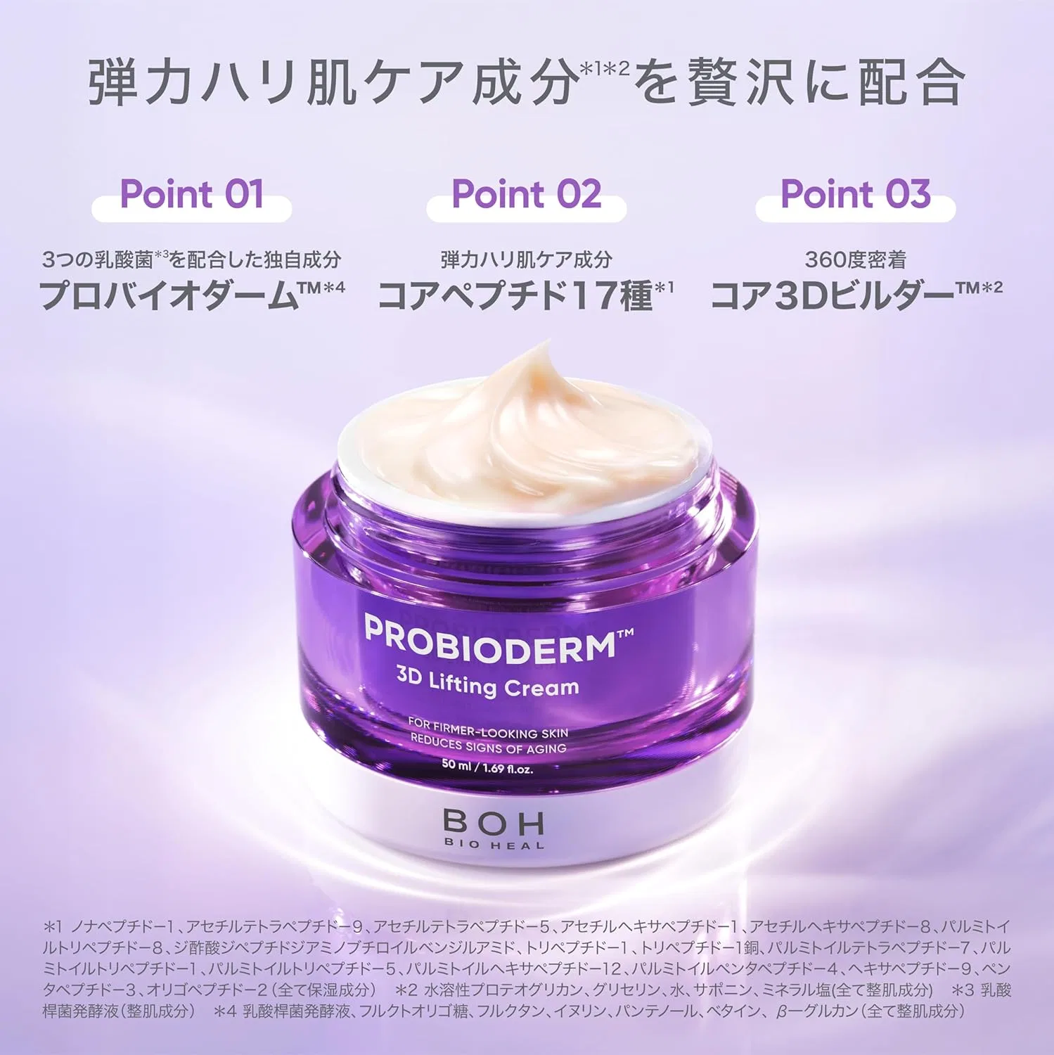 Набор ночных кремов BIOHEAL BOH Total Care 4 предмета 50 мл + 100 мл + 30 мл + 70 шт — фото 2