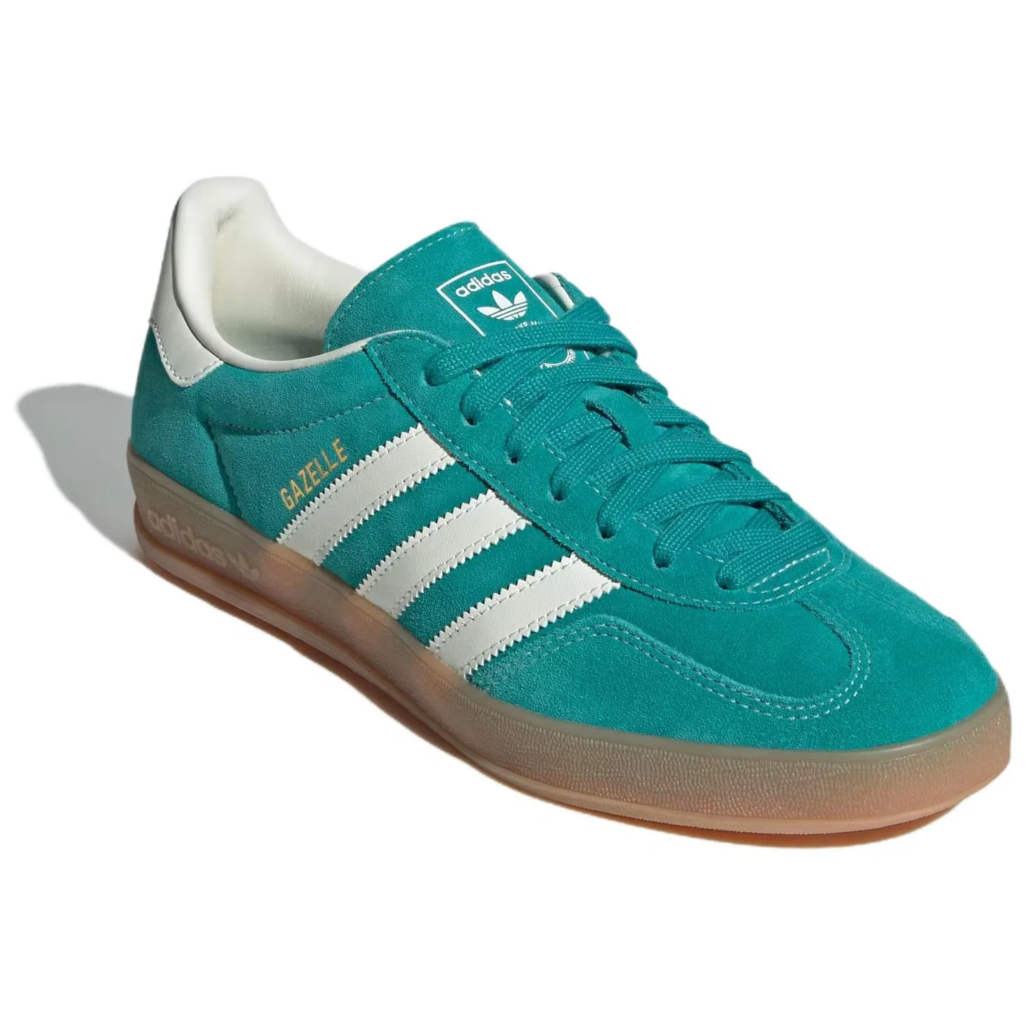 Кеды Gazelle Indoor Pure Teal Adidas Originals синие — фото 4