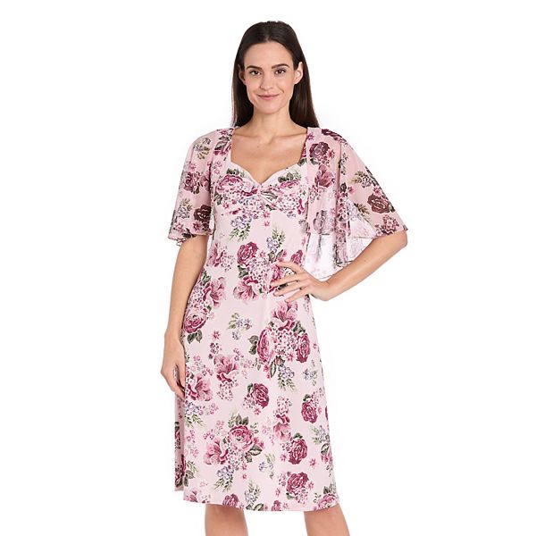 

Женское платье-пелерина с принтом R&M Richards