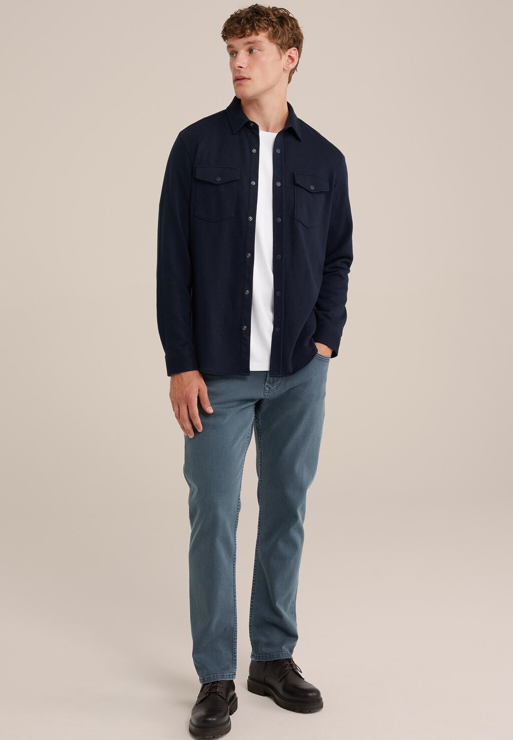 

Джинсы прямого кроя BLUE RIDGE WE Fashion, синий