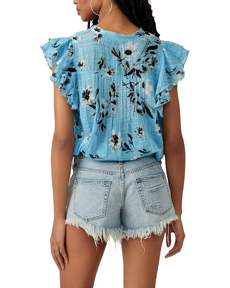 

Топ Free People Naya Printed Top, цвет Day Dream Combo