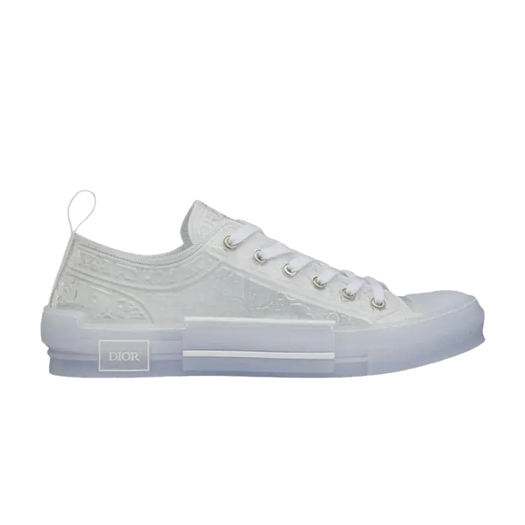

Кроссовки Dior B23 Low 'Dior Oblique - Transparent White', белый