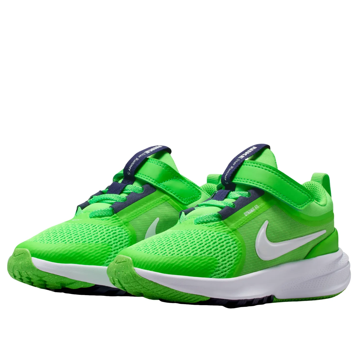 (PS) Кроссовки Nike Star Runner 5 'Green Strike Imperial Purple White' — фото 4