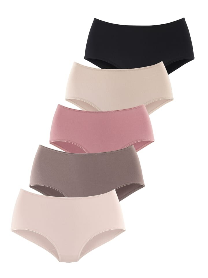 

Трусы LASCANA Taillenslip, цвет aubergine, pink, navy, mint, blau