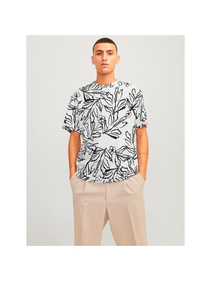 

Футболка белого цвета Jack & Jones