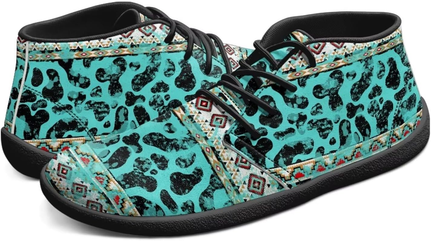 

Мужские кроссовки Tomeusey с широкой носочной частью, низкие, босоногого типа, с подошвой с нулевым уклоном, для бега по дороге, повседневные кроссовки и обувь для прогулок, Aztec Leopard