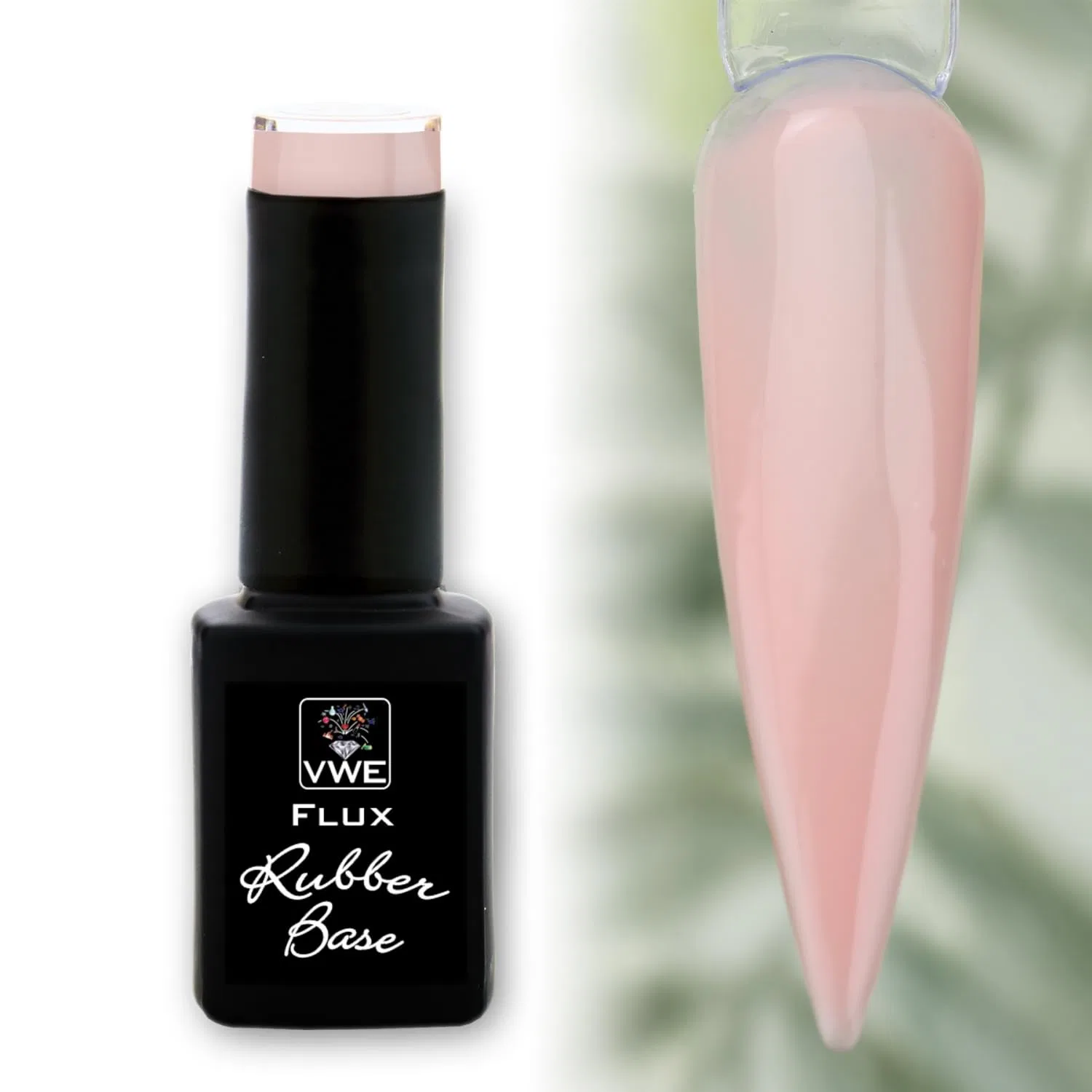 Каучуковая база для гель-лака Flux, 12 мл, Pink Cotton Candy Von Wellean Eigenart, 11 Pink Cotton Candy