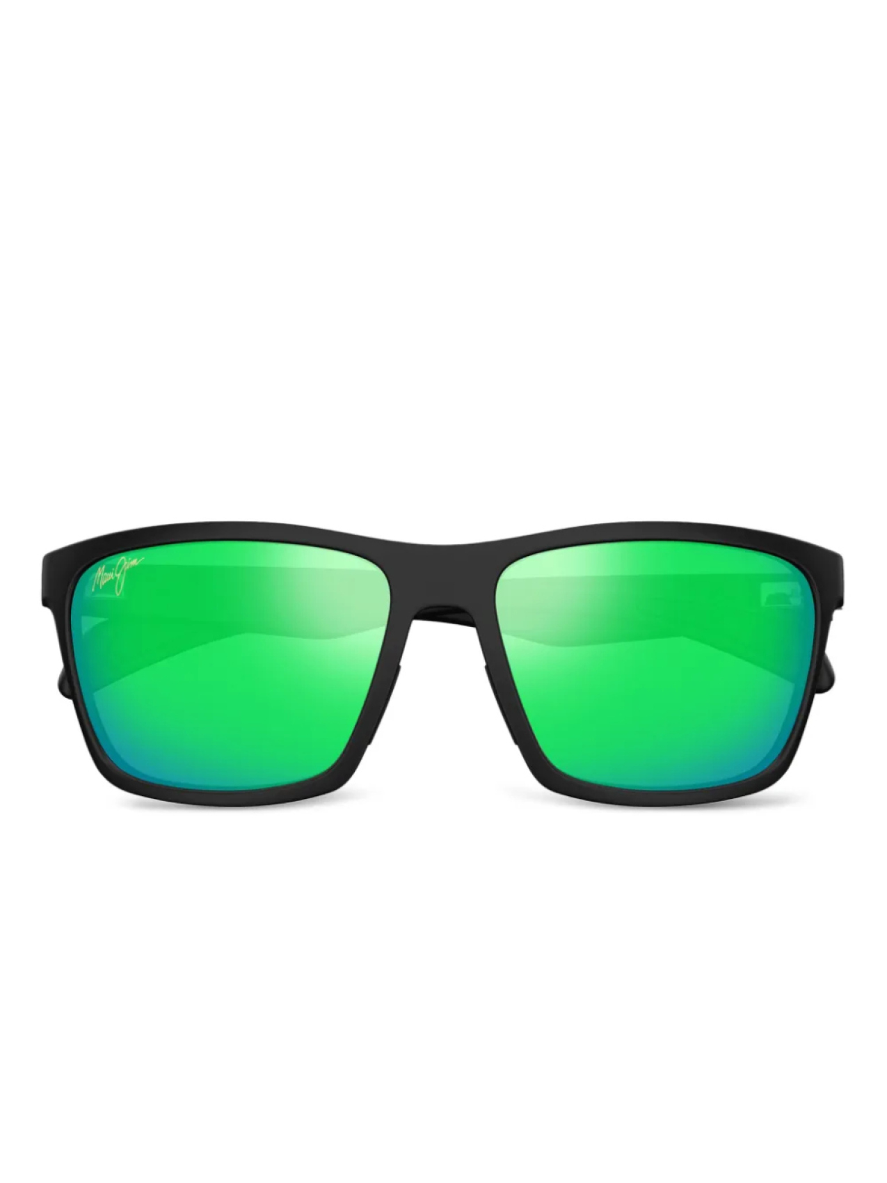 

Солнцезащитные очки Maui Jim в квадратной оправе с зеркальными линзами, черный