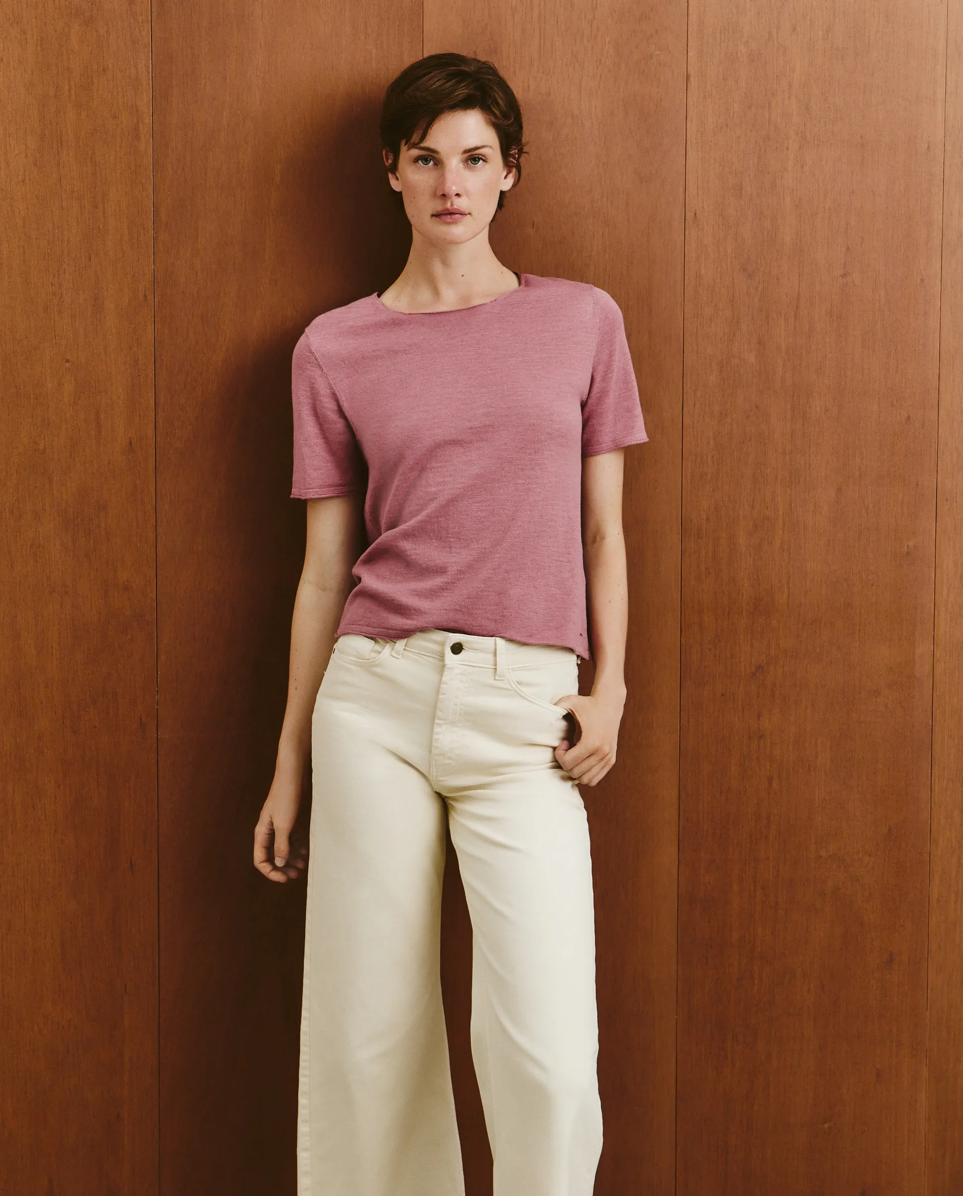 

Женская футболка с коротким рукавом Southern Cotton, сиреневый