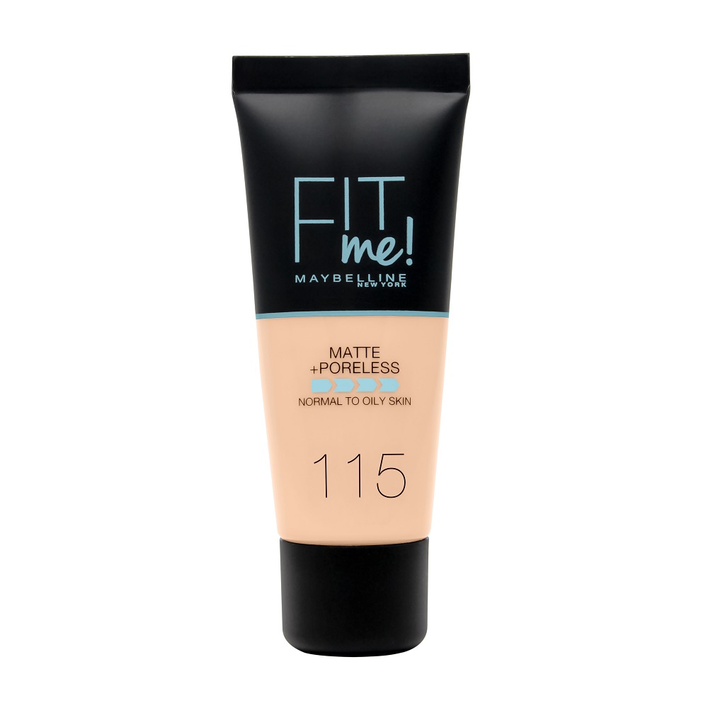 

Жидкая основа fit me matte+poreless foundation Maybelline New York, цвет nr. 115 ivory, 30 мл