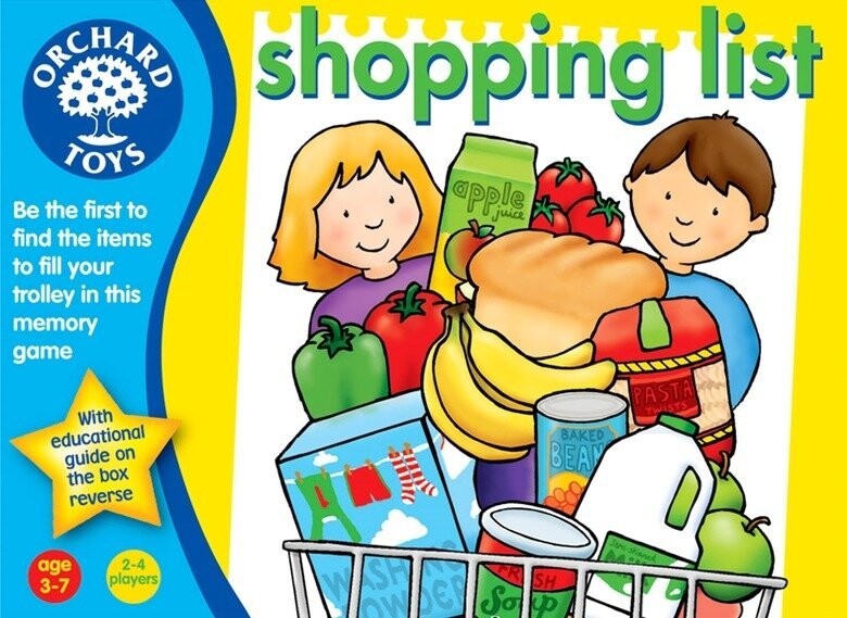 

Садовые игрушки, игра-памятка Покупки на бегу Orchard Toys
