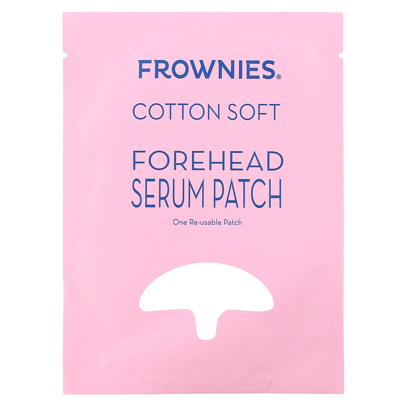

Frownies, Cotton Soft, патчи-сыворотка для лба, 1 шт.