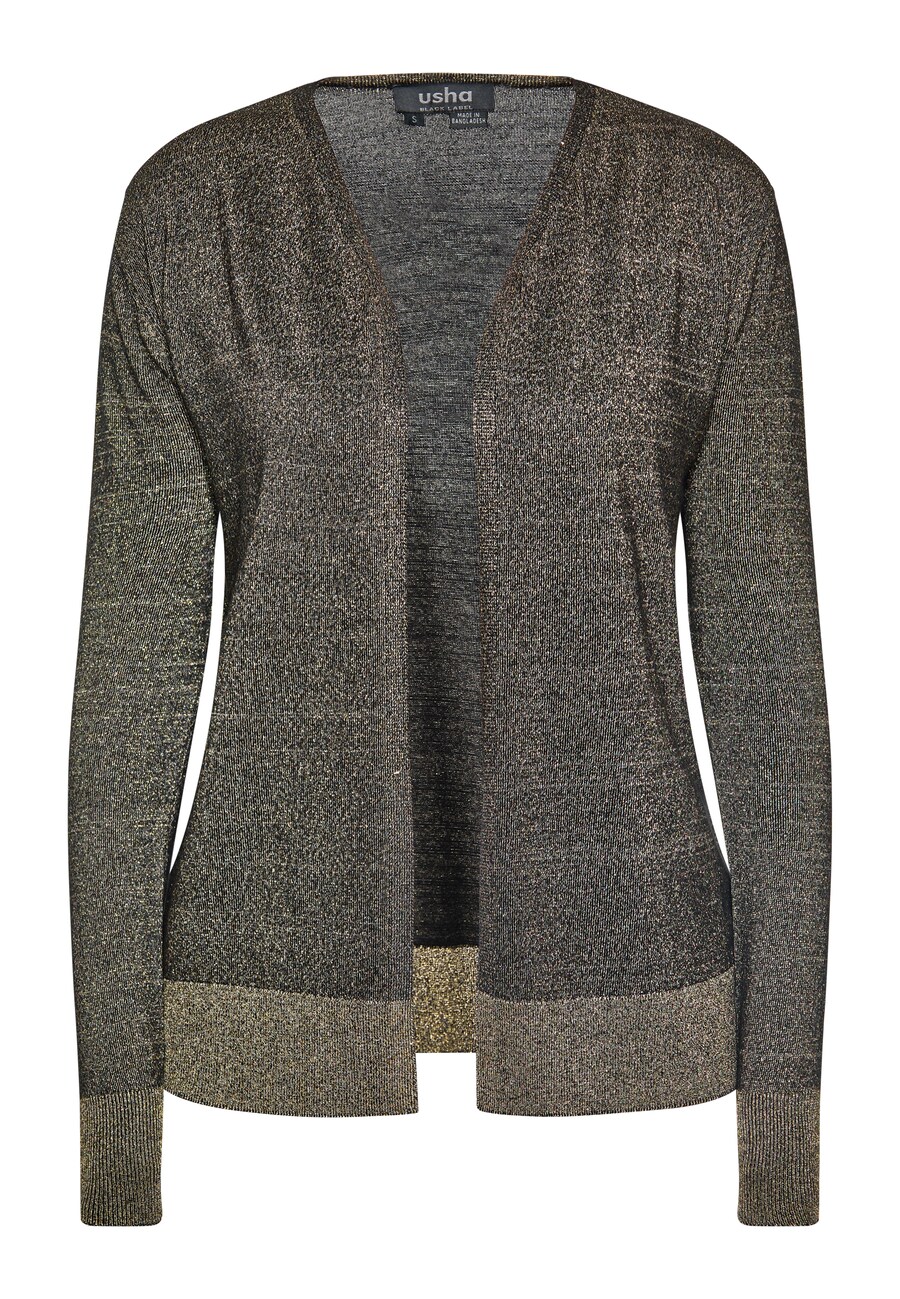 

Вязаный кардиган usha BLACK LABEL, черный