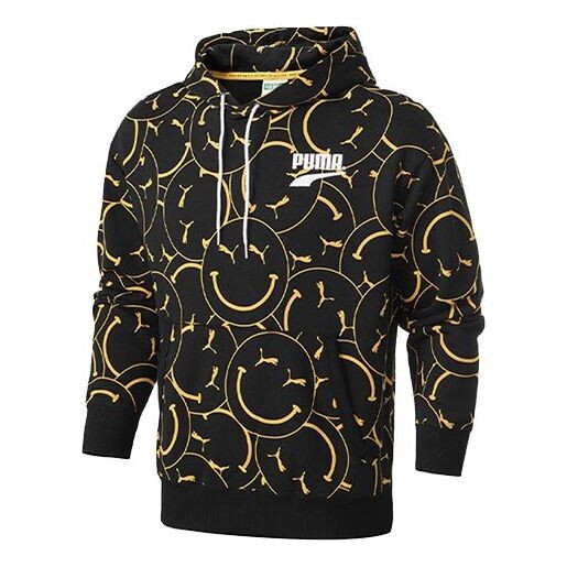 

Толстовка club aop printed hoodie tr 'black' Puma, черный