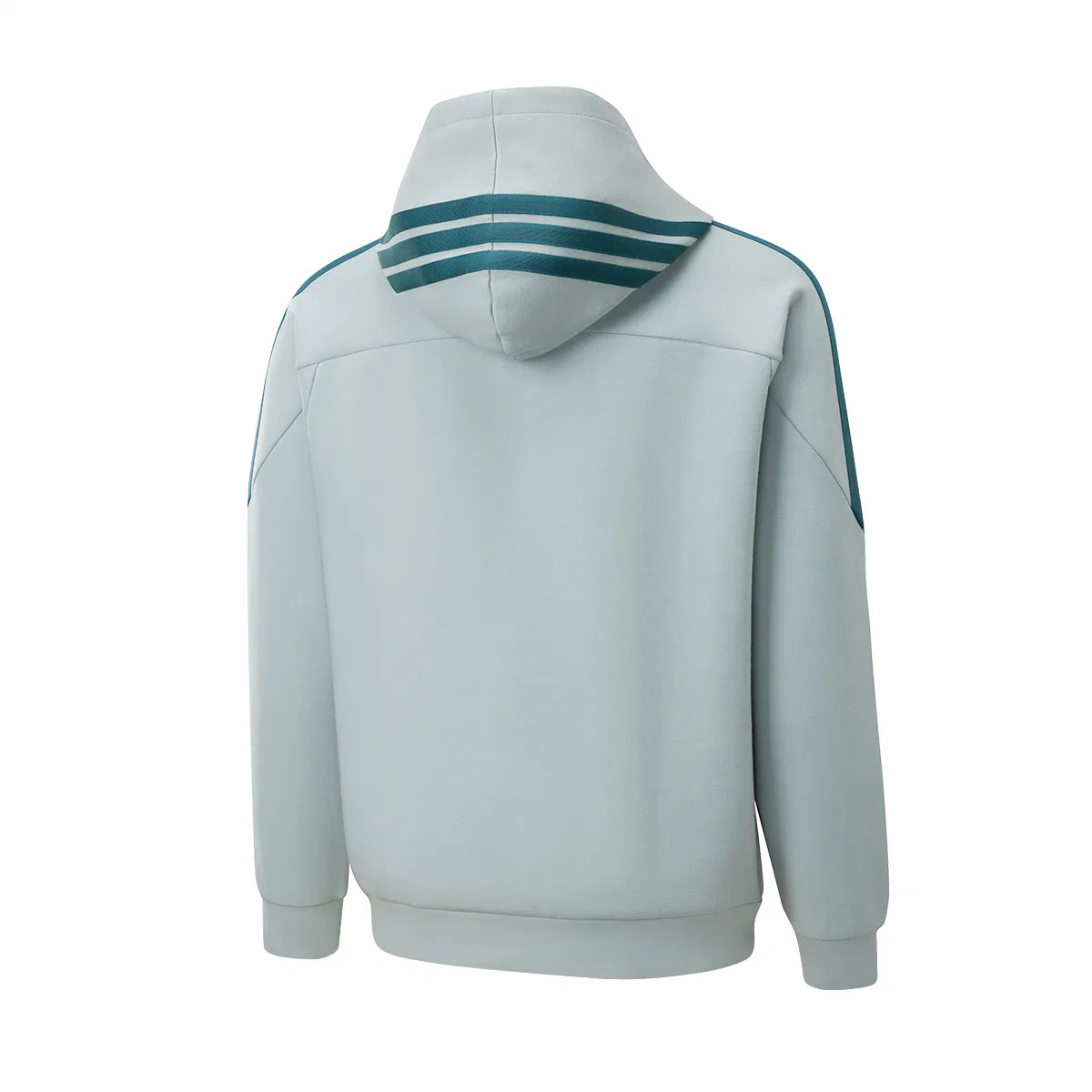 Свитшот мужской light green с капюшоном, средней посадки, regular Adidas — фото 3
