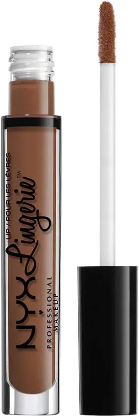 Жидкая матовая помада NYX Professional Makeup Lingerie Liquid Lipstick оттенок Brown 4 г