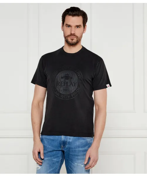 

Футболка Regular fit Replay, серый