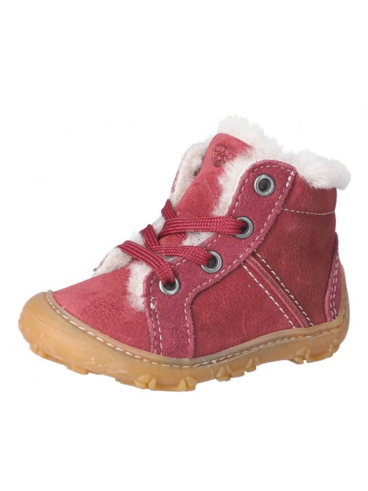 

Ricosta Красные ботинки Elia на шнуровке