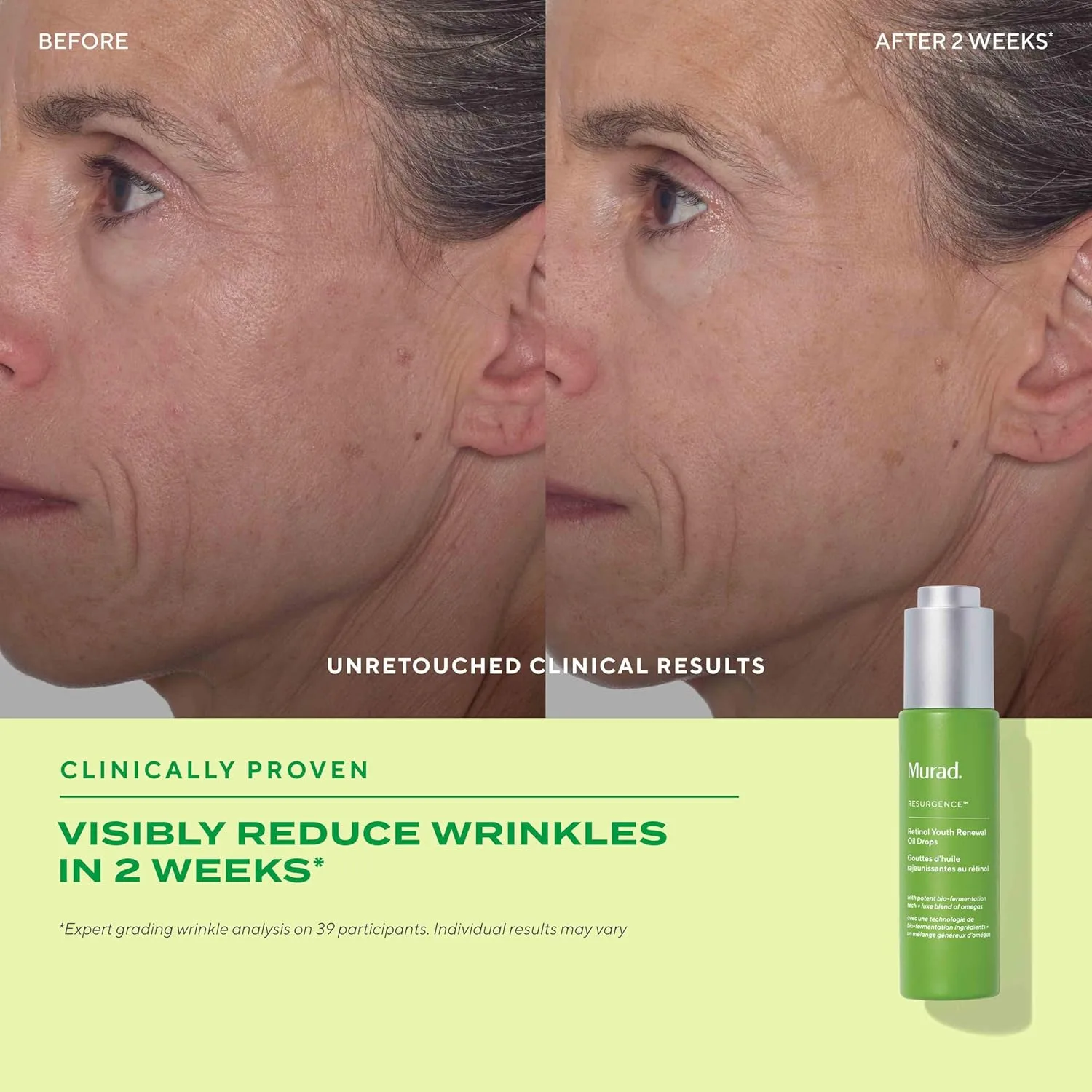 Сыворотка Murad — Retinol Youth Renewal Oil Drops с ретинолом против старения, увлажняет и разглаживает, 30 мл — фото 4