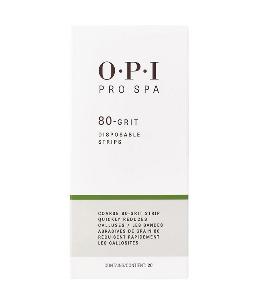 

Пилочка для ногтей OPI ProSpa Disposable Grit Strips 80 Grit, 20 шт.