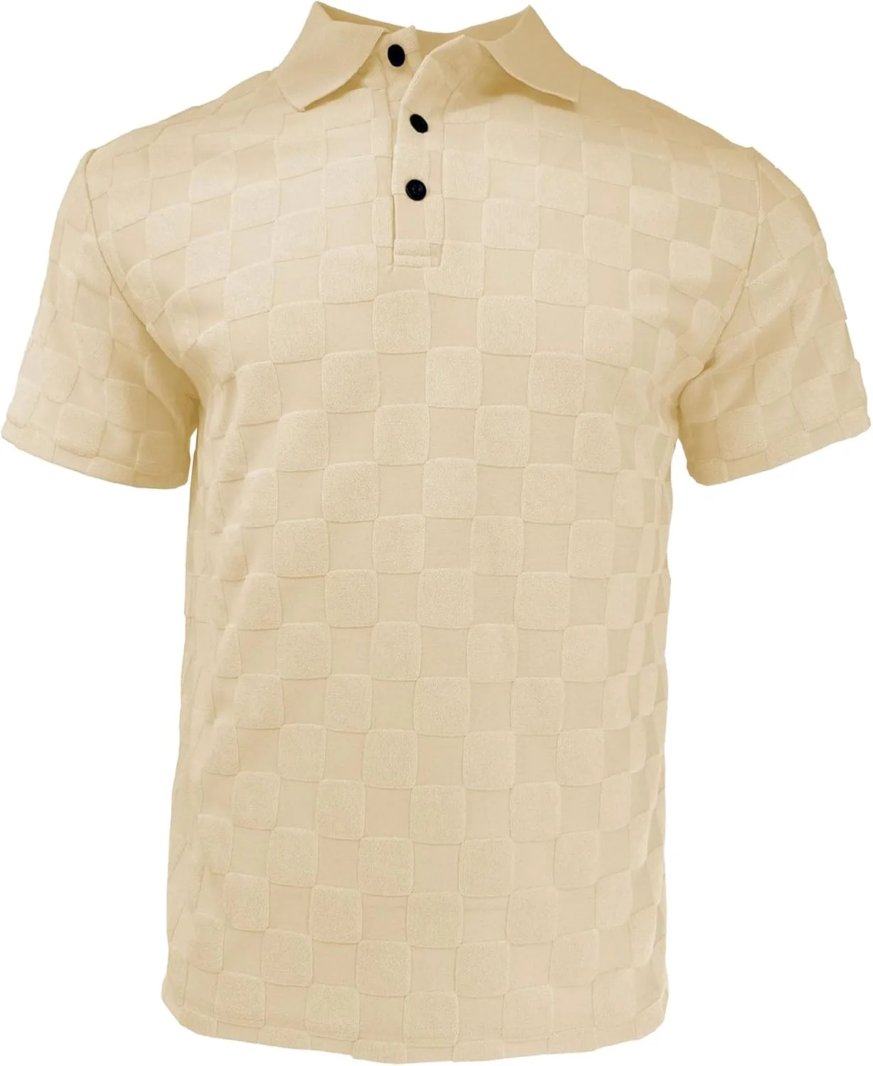 

Винтажная рубашка-поло для мужчин летняя в клетку Slim Fit Gsywaipei