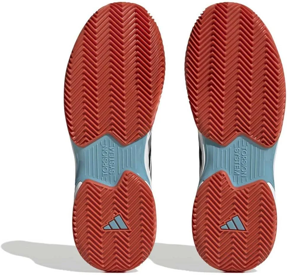 Мужские теннисные кроссовки Adidas Courtjam Control Clay Tennis Shoes Tennisschuhe, белый/черный — фото 3