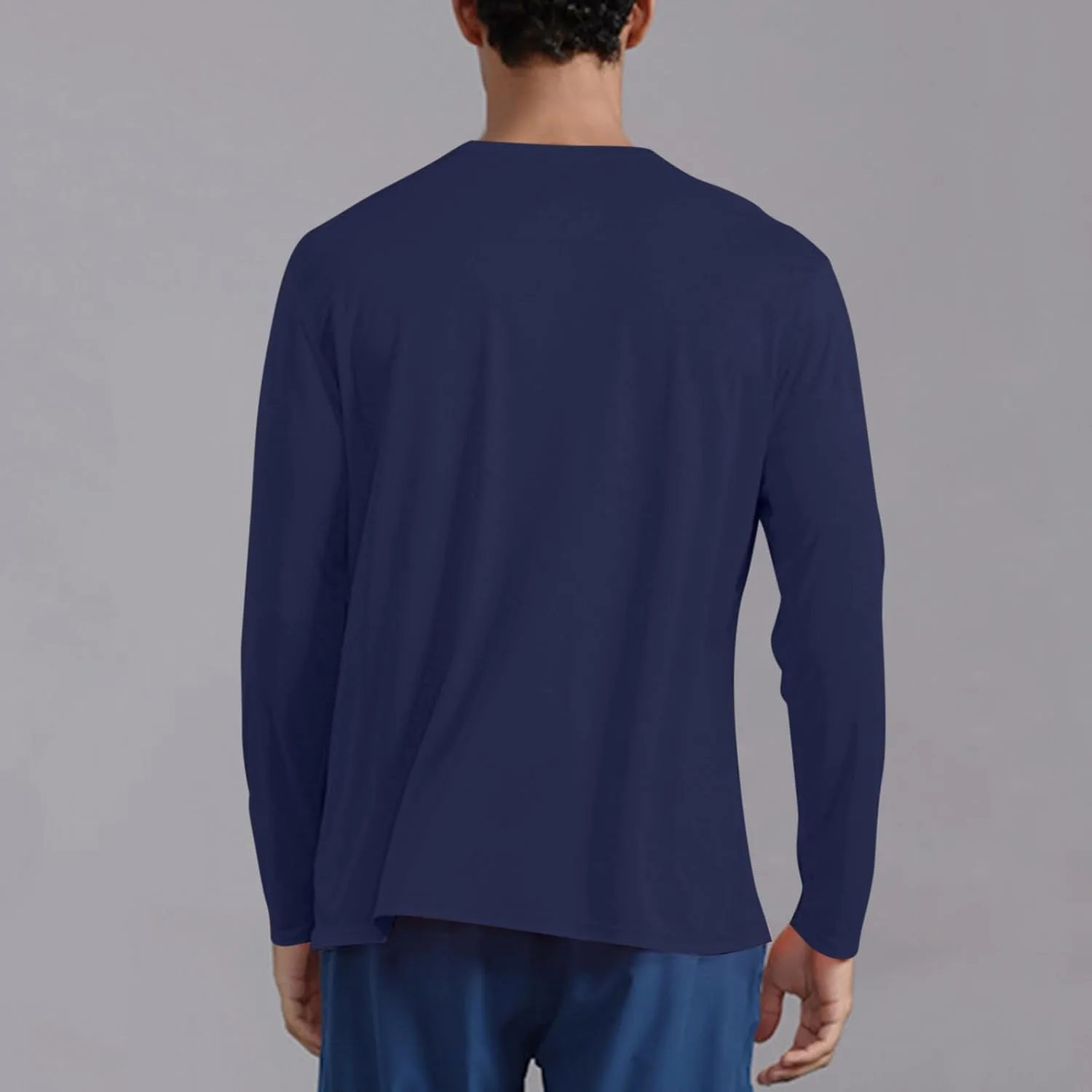 Футболка мужская Long Sleeve Moisture Wicking Quick Dry для бега и зала — фото 2