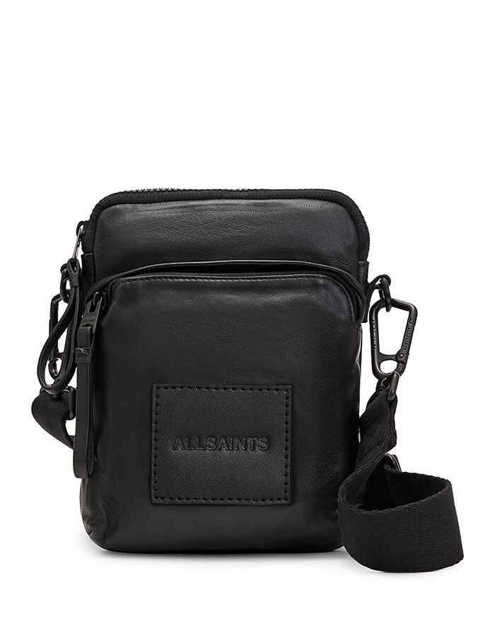 

Кожаная сумка ALLSAINTS Falcon, черный