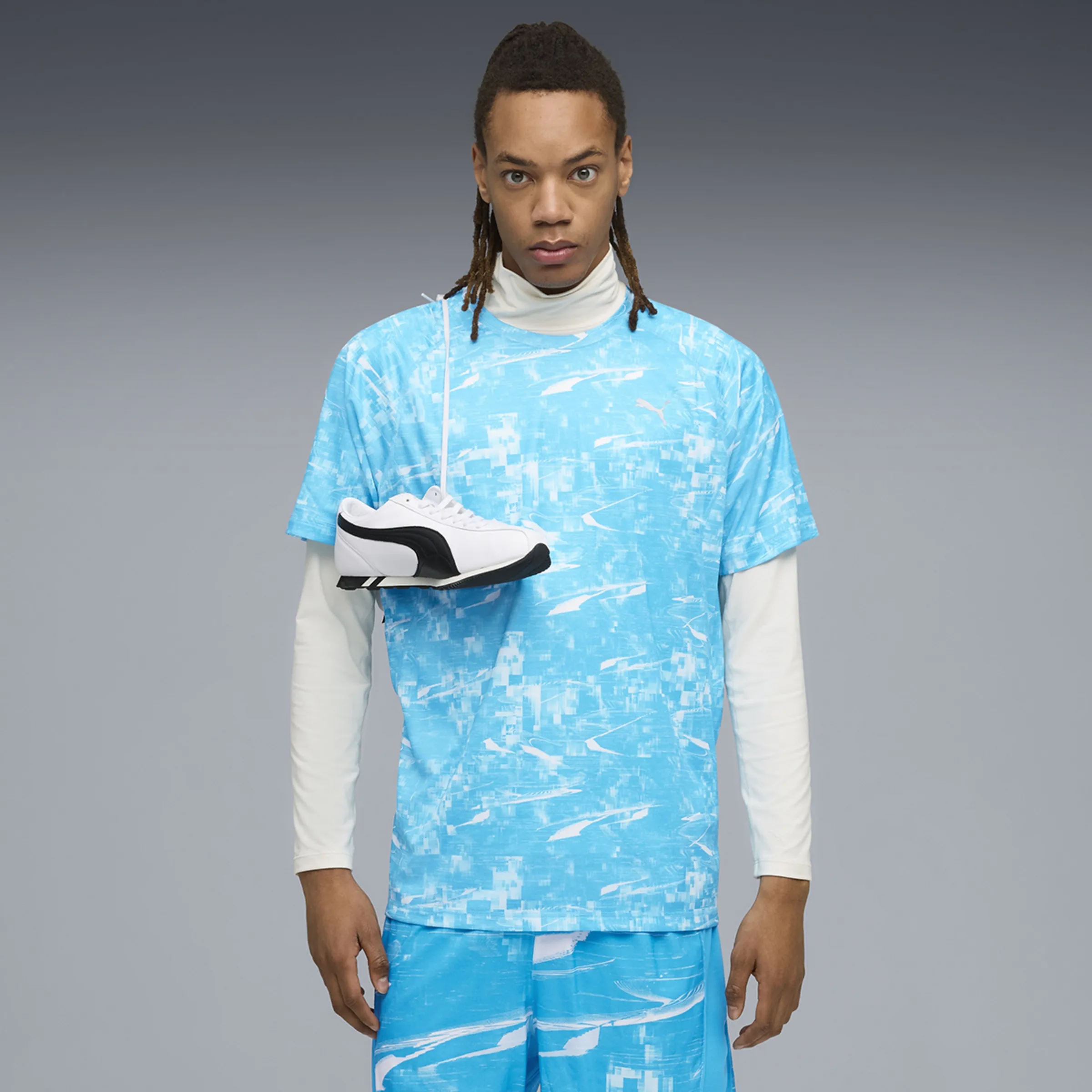 

Футболка мужская M Run Velocity AOP Puma, синий