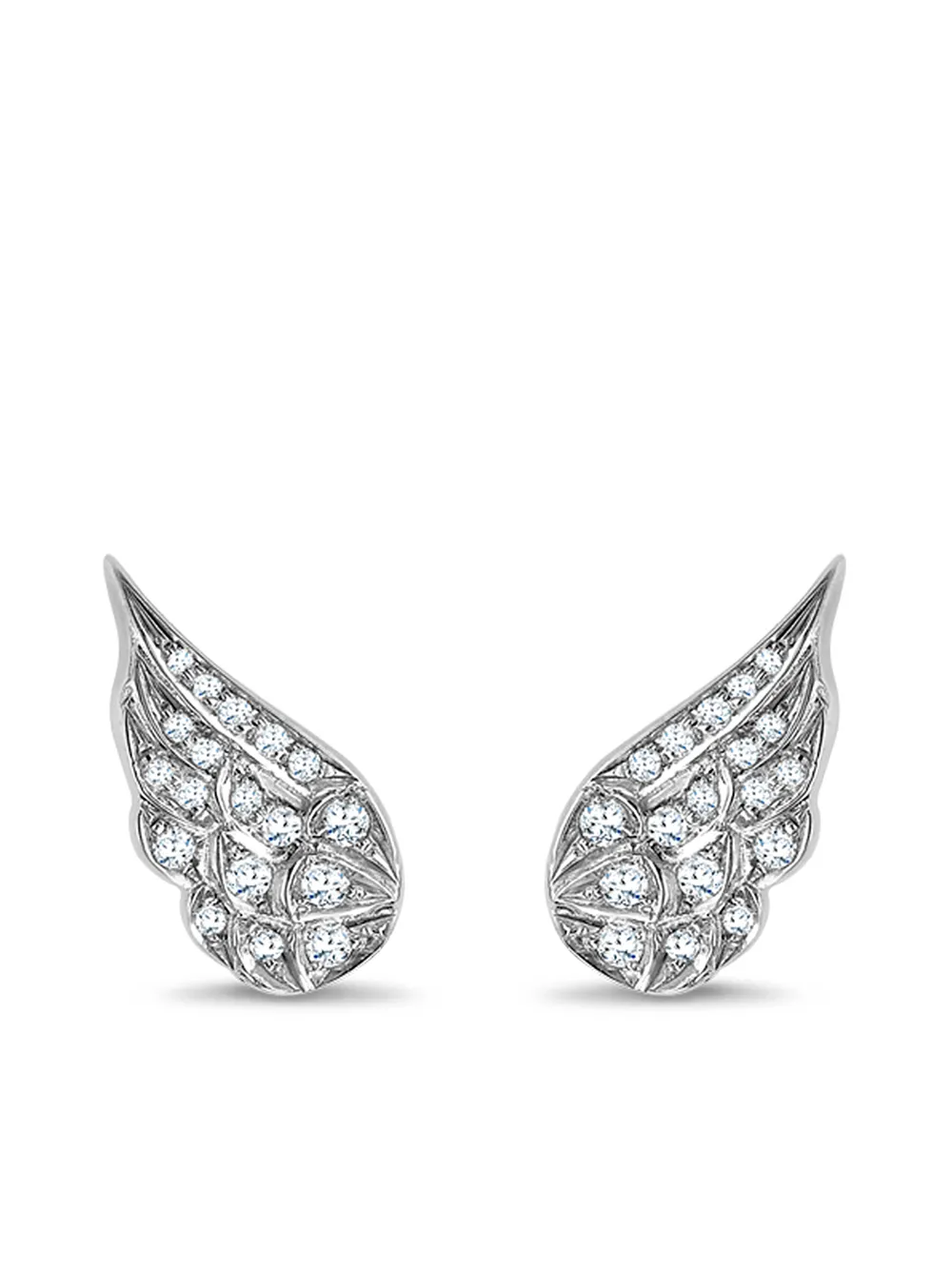 

Серьги Tiara из белого золота с бриллиантами Pragnell, серебяный
