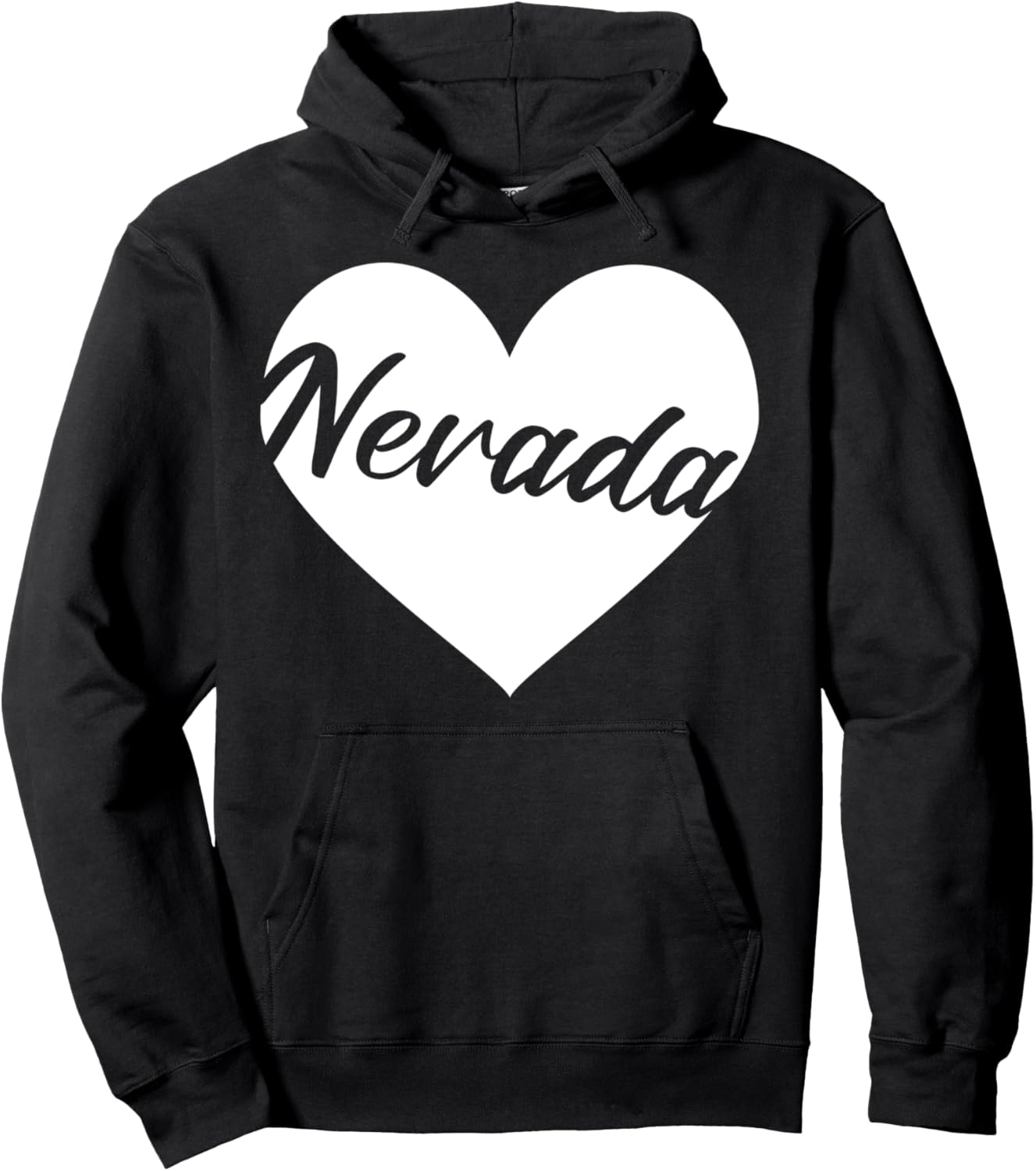 

Модная толстовка Trendy Nevada Simple Heart Cutout Hoodie Trendy Apparel, черный