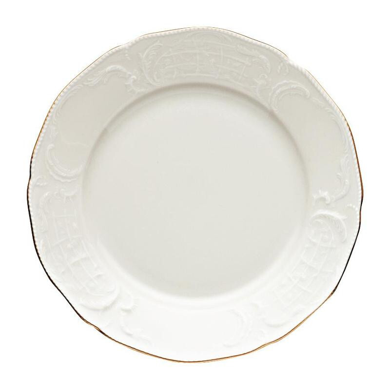 

Тарелка для завтрака Sanssouci цвета слоновой кости, золото, 21 см Rosenthal, бежевый