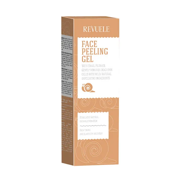 

Гель-пилинг для лица с экстрактом улитки Gel Peeling Snail Revuele, 80 ml
