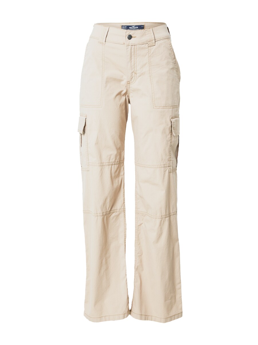

Брюки-карго HOLLISTER Wide leg Cargo Pants, бежевый