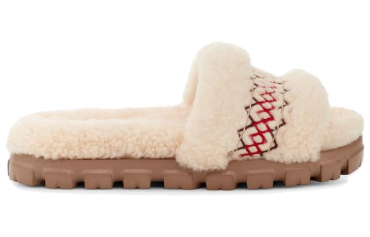 Тапочки (WMNS) UGG Cozetta Slipper Heritage Braid 'Natural' 1143974-NAT, бежевый — фото 3